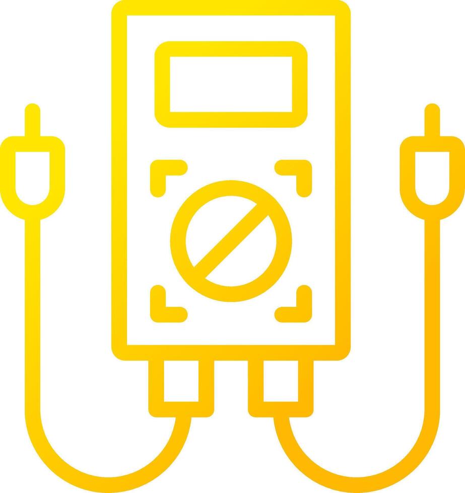 Multimeter Creative Icon Design vector