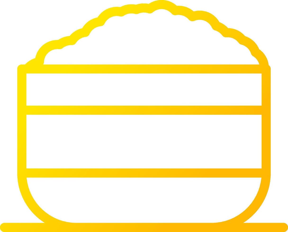 Bowl Creative Icon Design vector