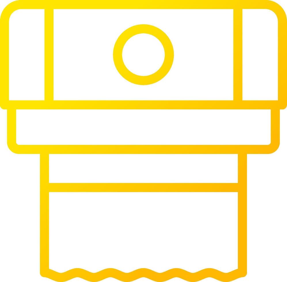 Paper Towel Creative Icon Design vector