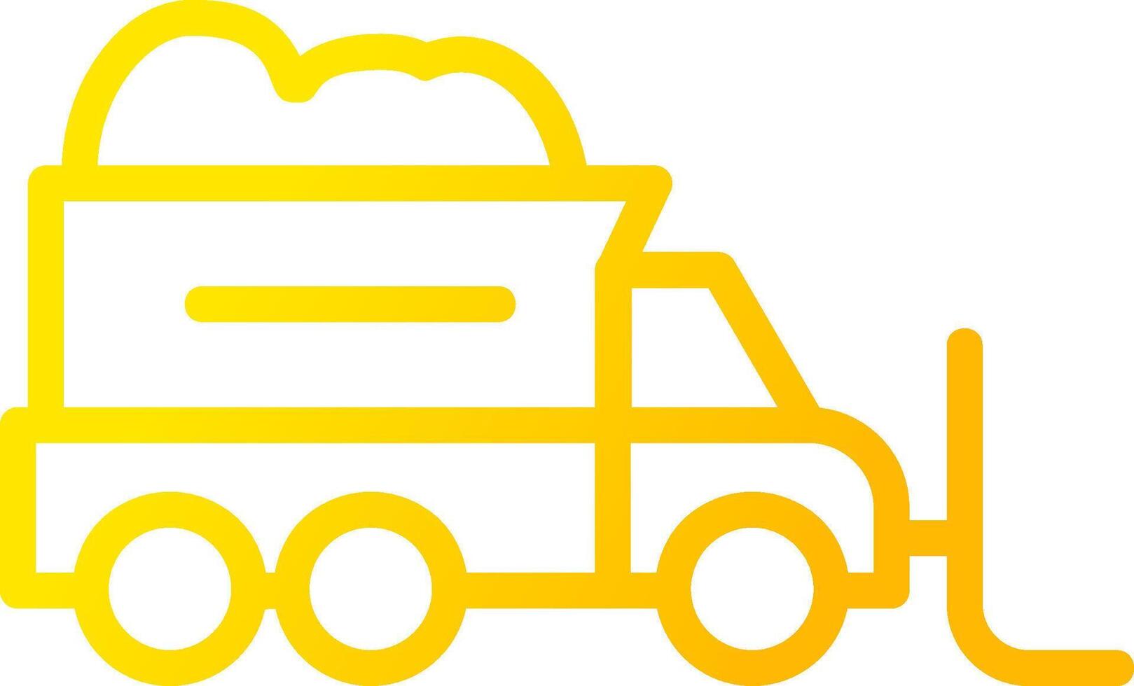 Snowplow Creative Icon Design vector