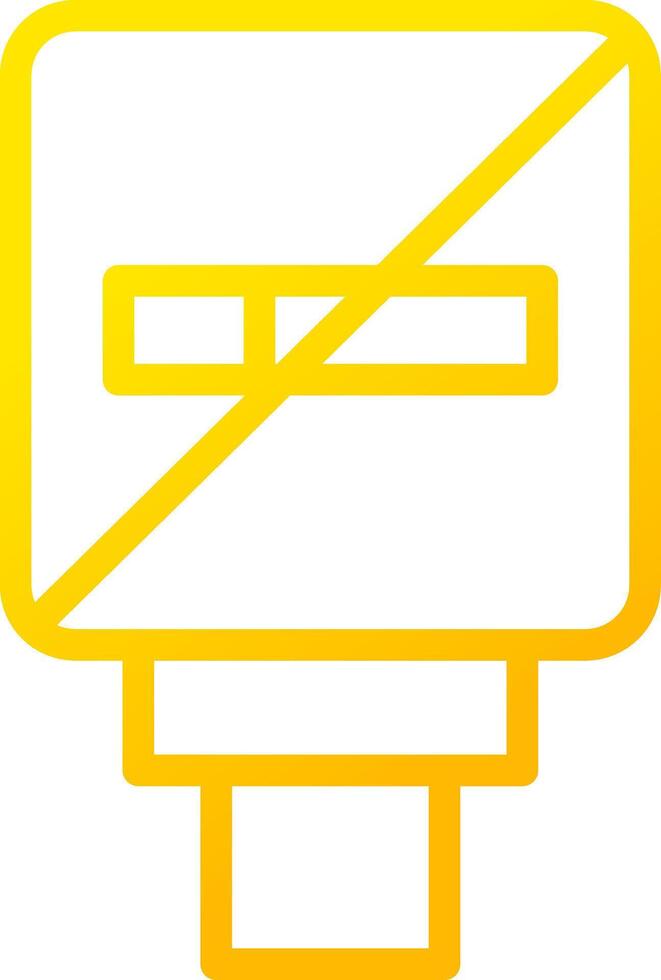 No Smoking Creative Icon Design vector