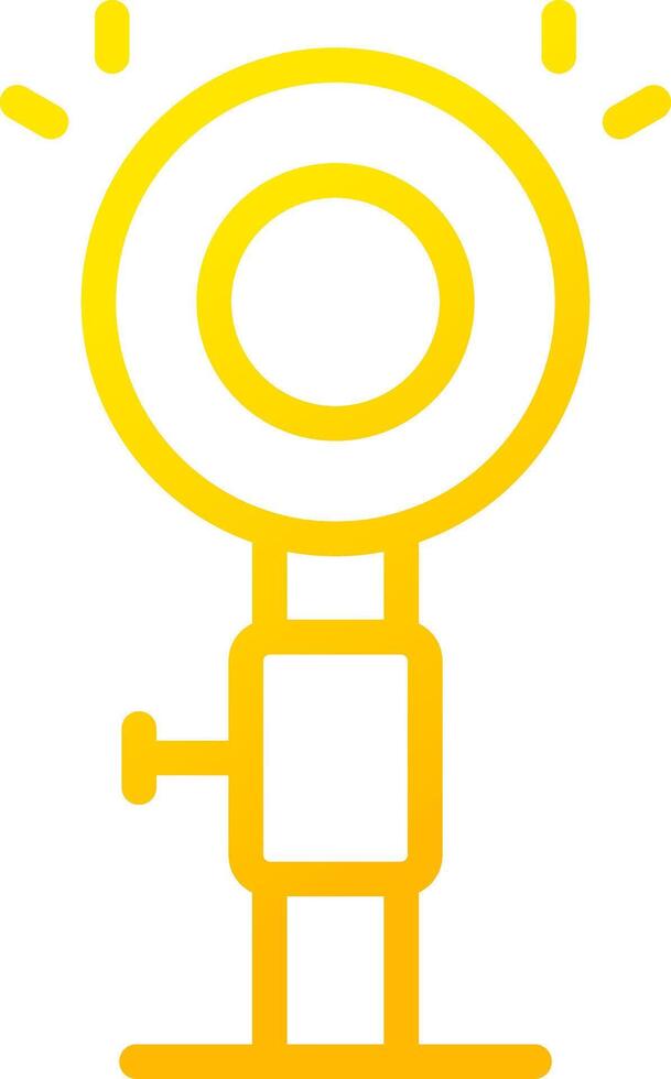 Light Creative Icon Design vector