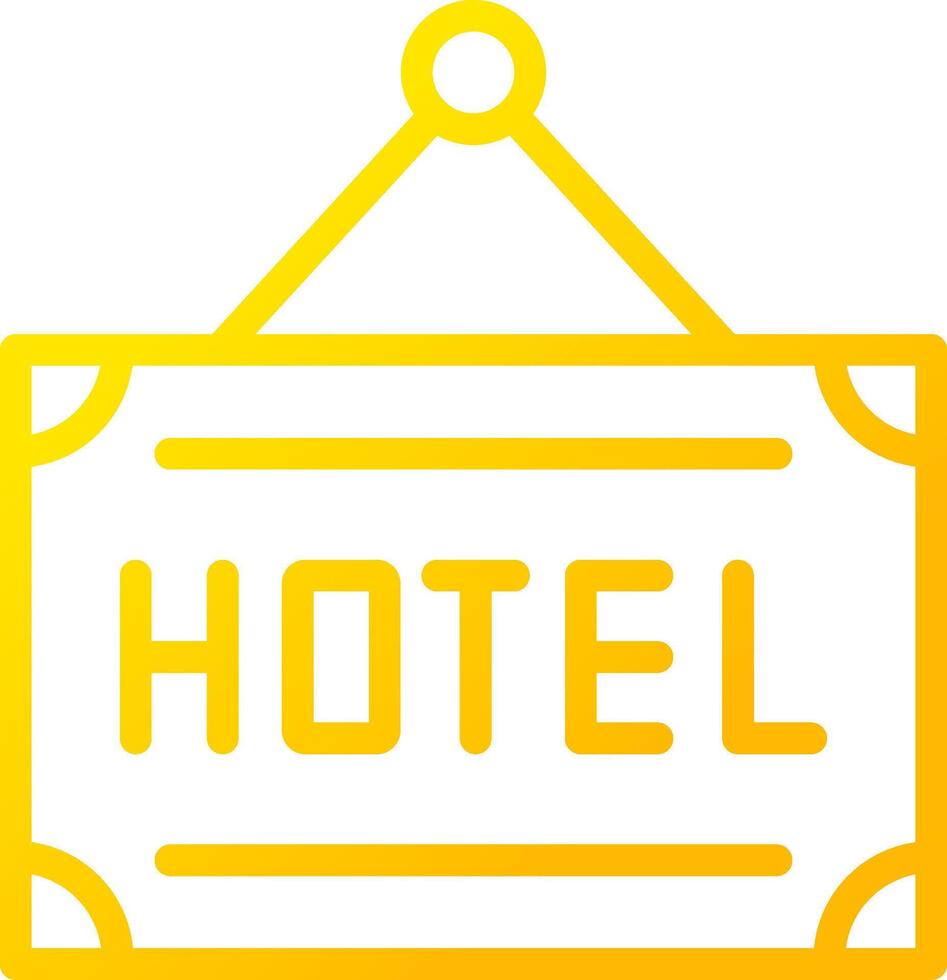 Hotel Creative Icon Design vector