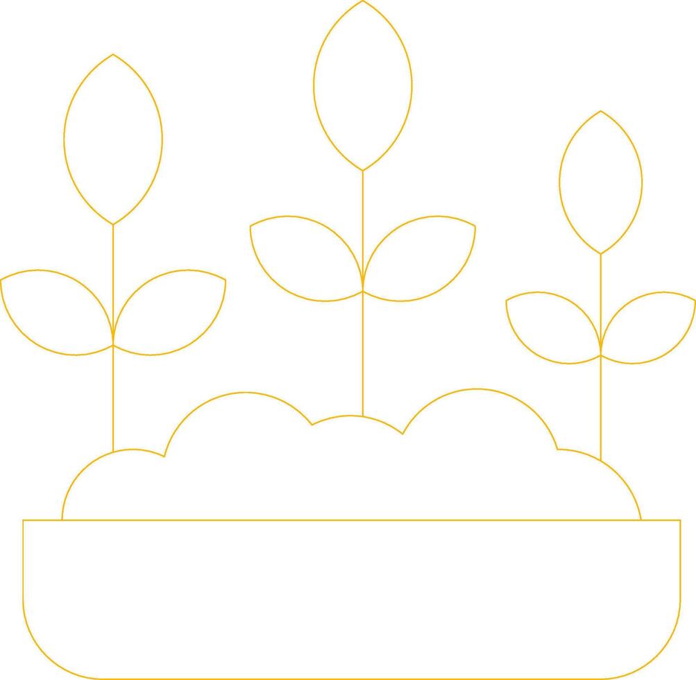 Gardening Creative Icon Design vector