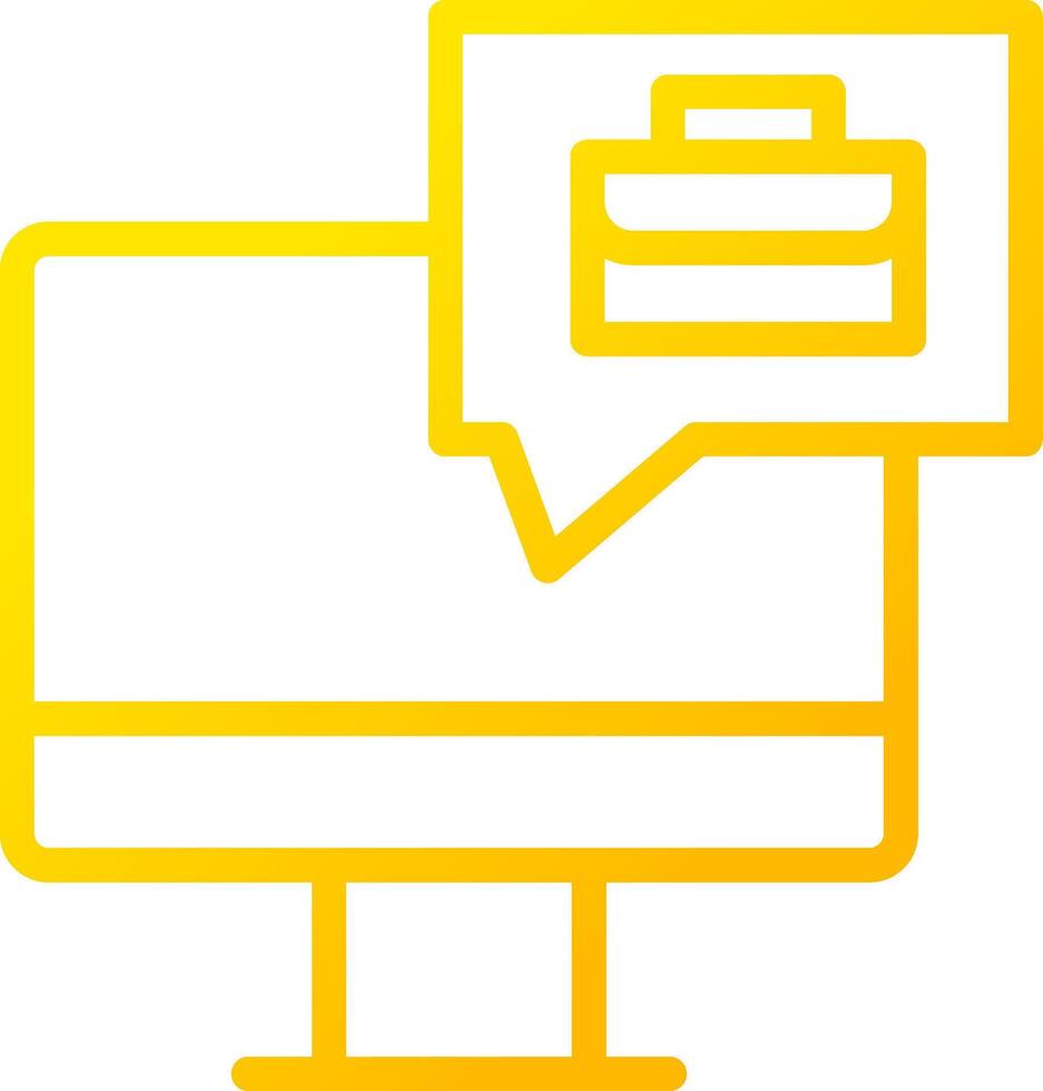 Line Yellow Gradient Design vector