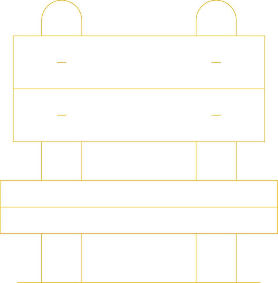 Bench Creative Icon Design vector