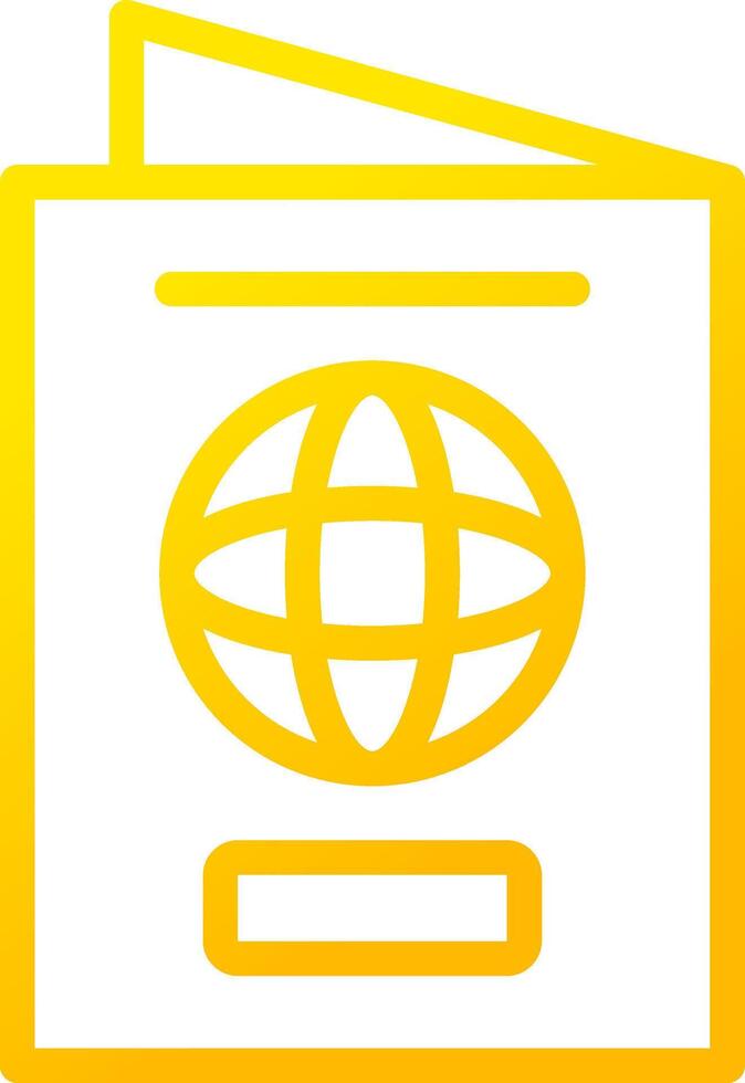 Passport Creative Icon Design vector