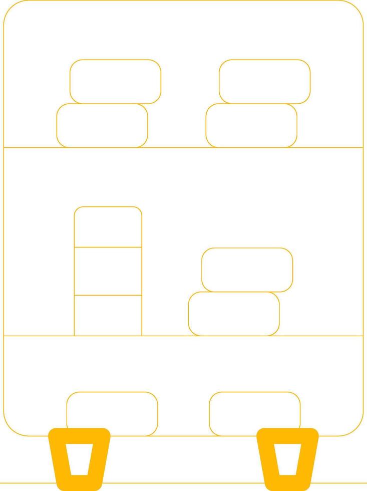Bookshelf Creative Icon Design vector