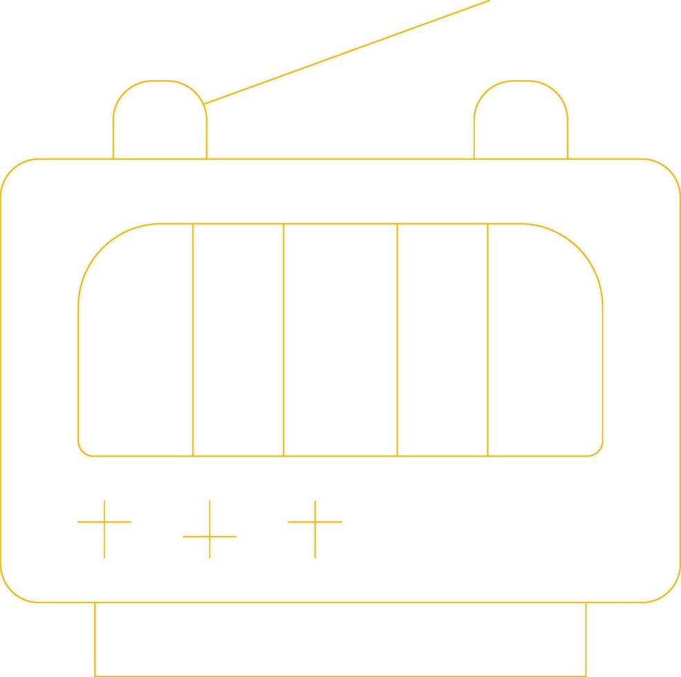 Radio Creative Icon Design vector
