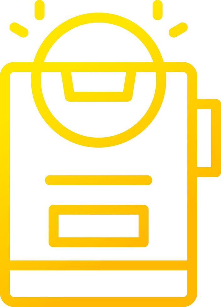 Light Creative Icon Design vector