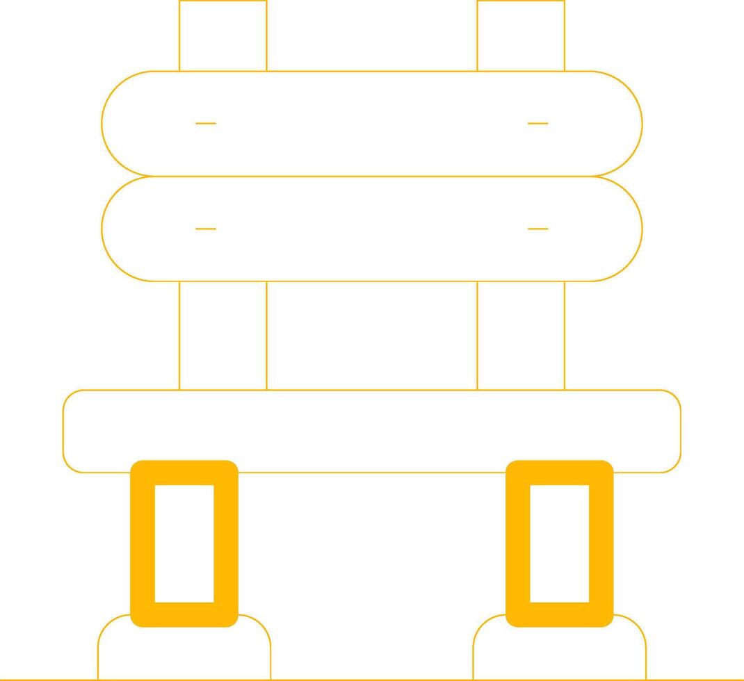 Line Yellow Gradient Design vector