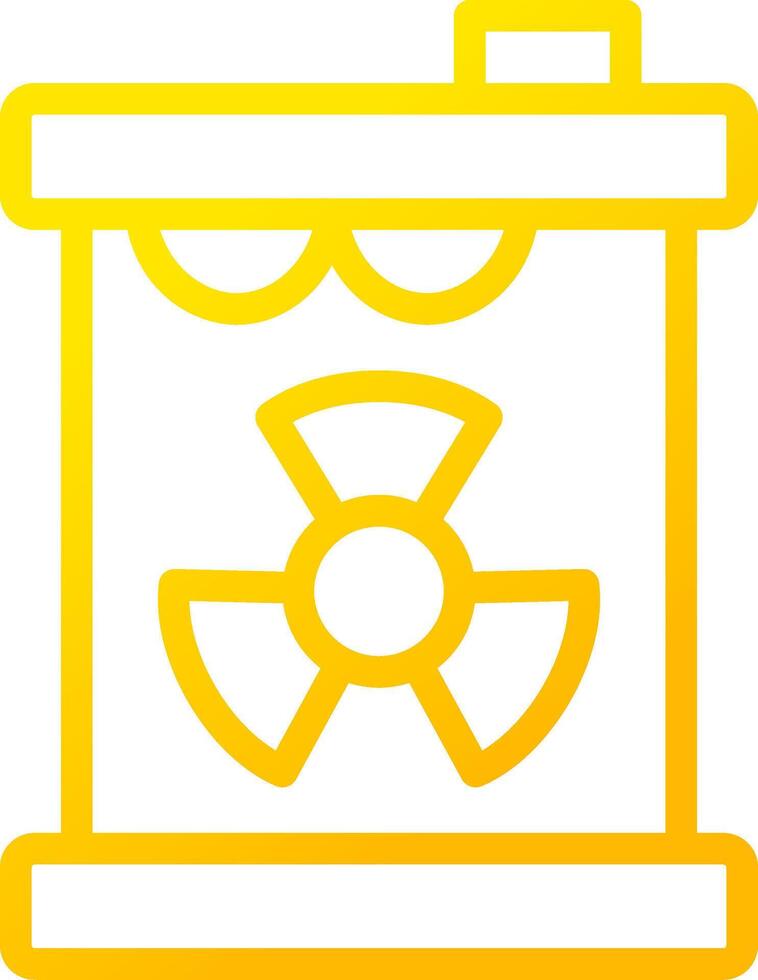 Toxic Waste Creative Icon Design vector