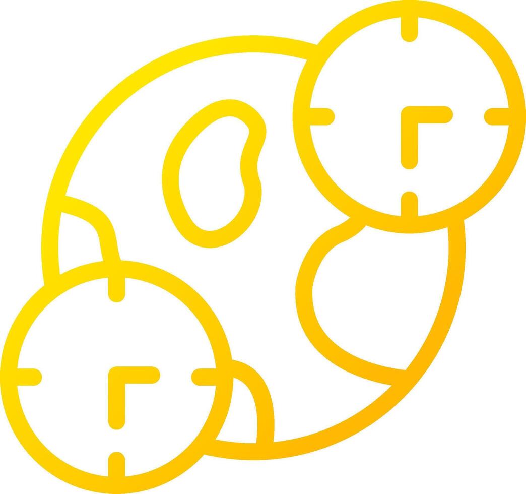 Jet Lag Creative Icon Design vector