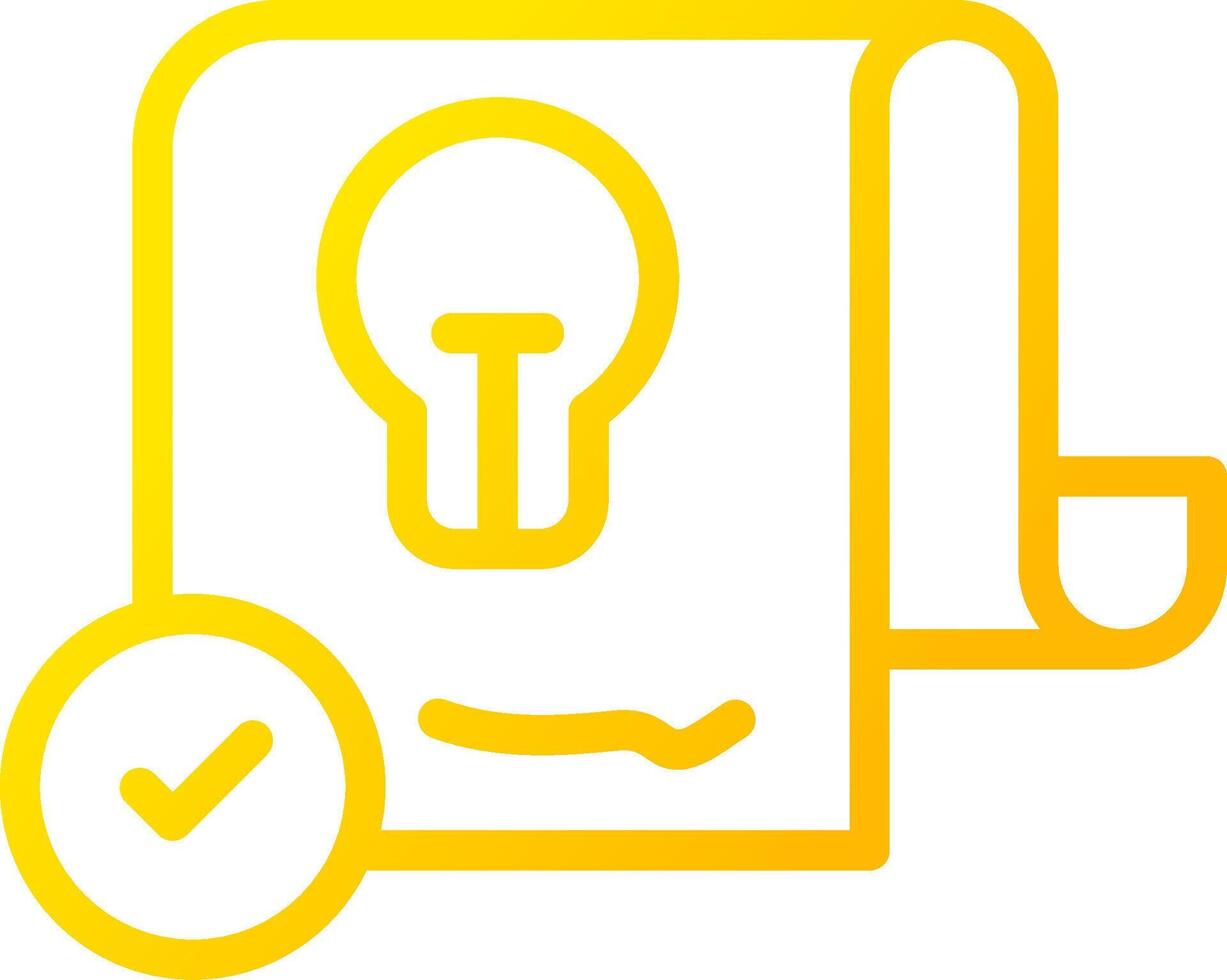 Patent Creative Icon Design vector