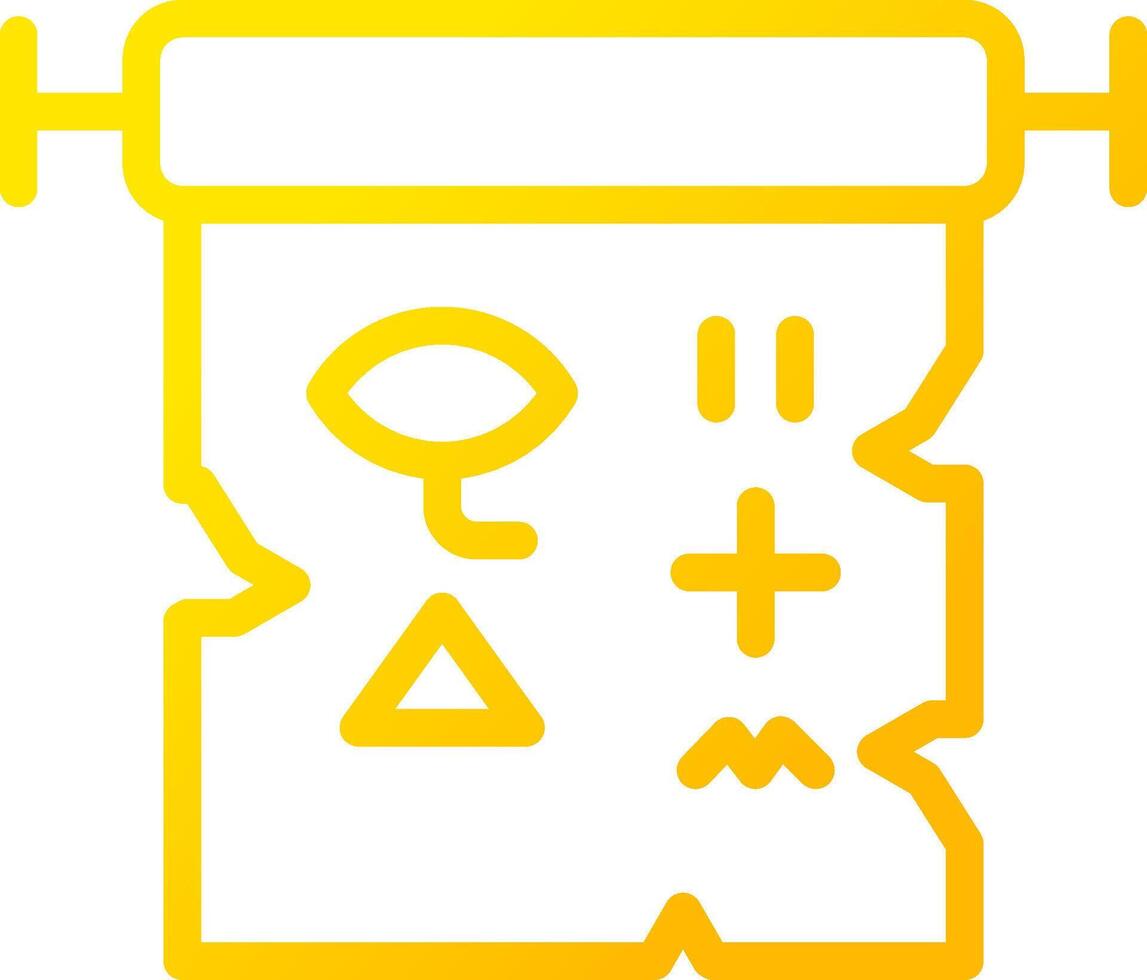 Hieroglyph Creative Icon Design vector