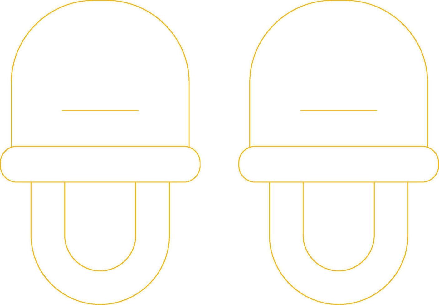 Slippers Creative Icon Design vector