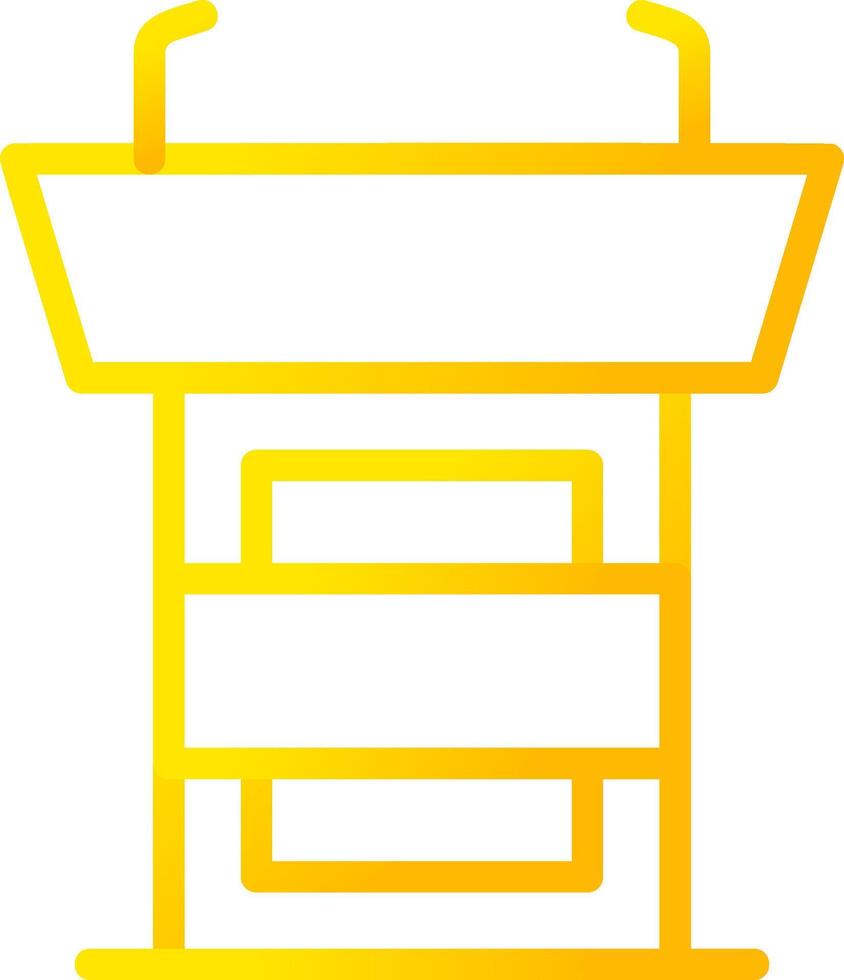 Line Yellow Gradient Design vector