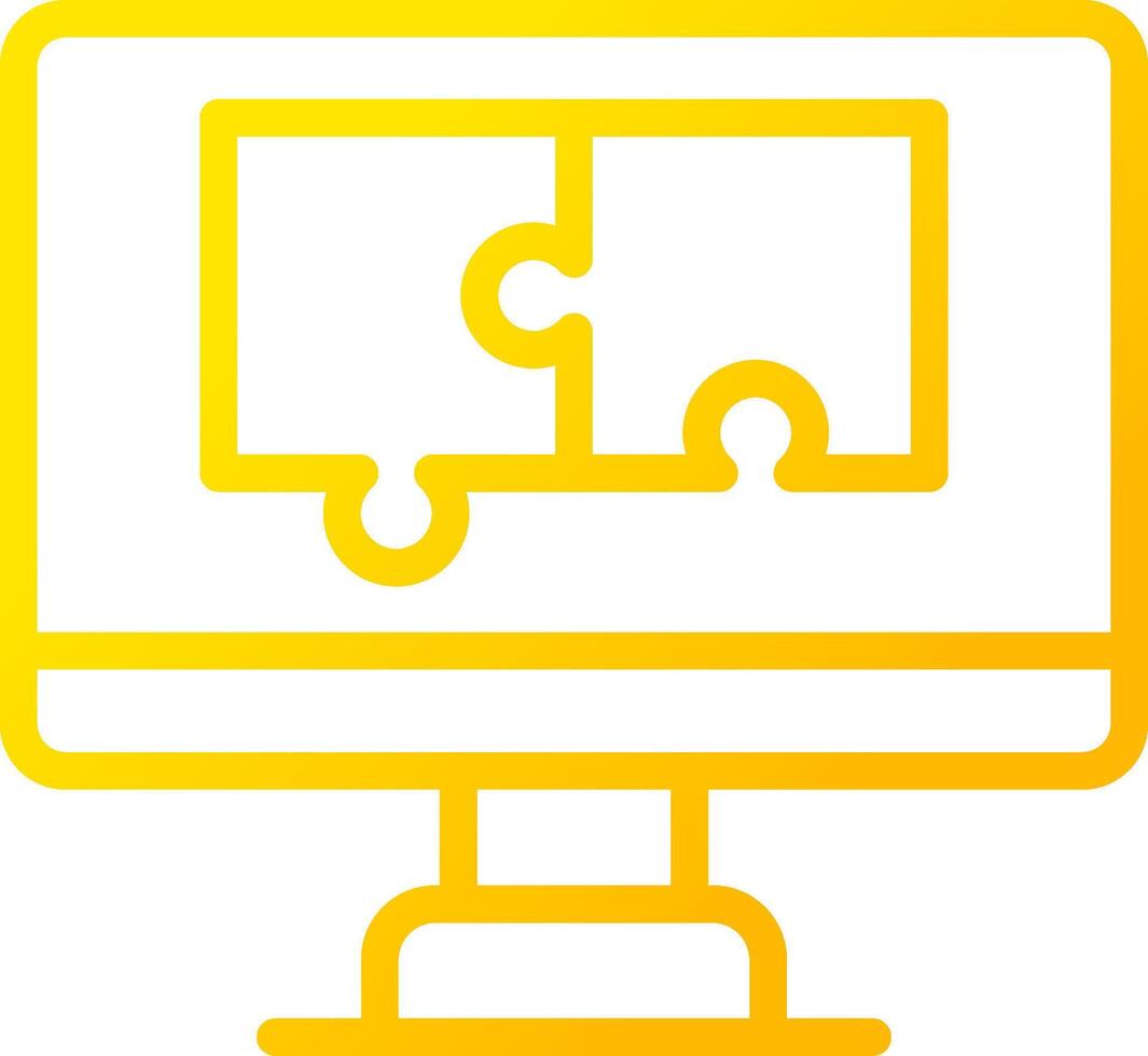 Puzzle Creative Icon Design vector