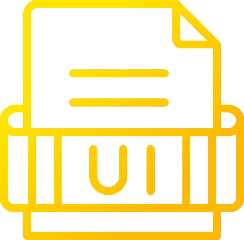 Ui Format Creative Icon Design vector