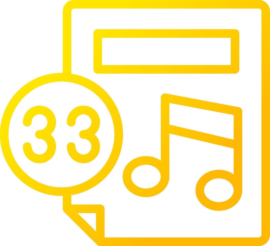 Music Score Creative Icon Design vector