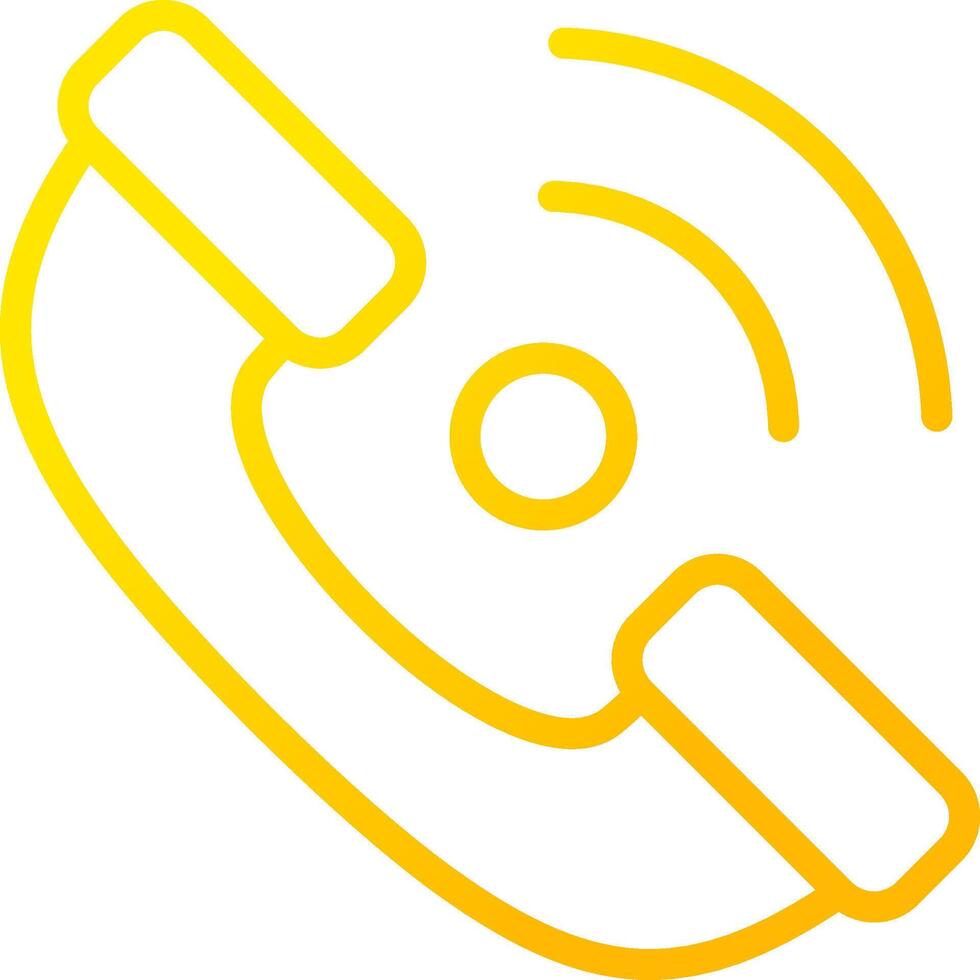 Phone Receiver Creative Icon Design vector