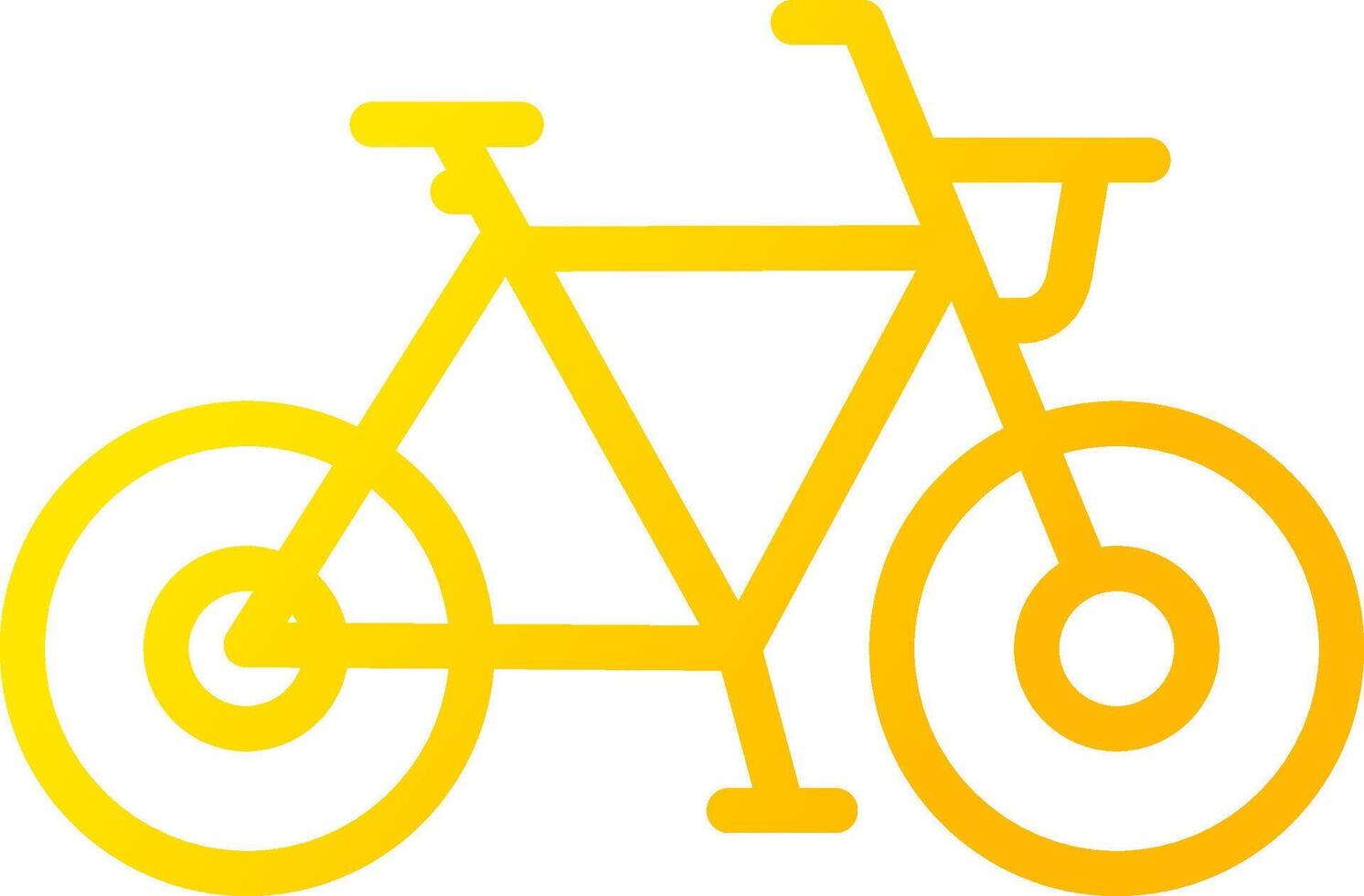 diseño de icono creativo de bicicleta vector