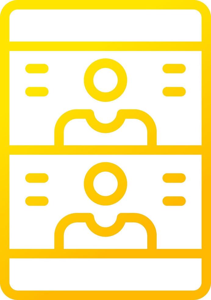 Videocall Creative Icon Design vector