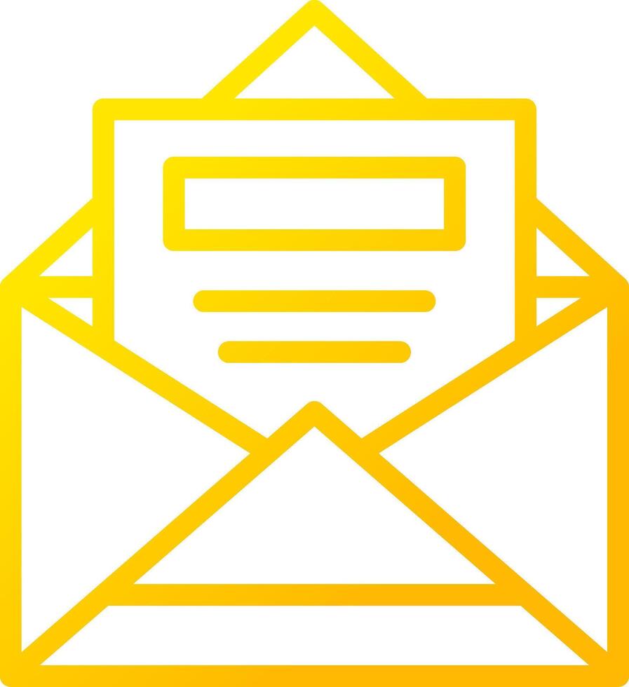 Open Email Creative Icon Design vector