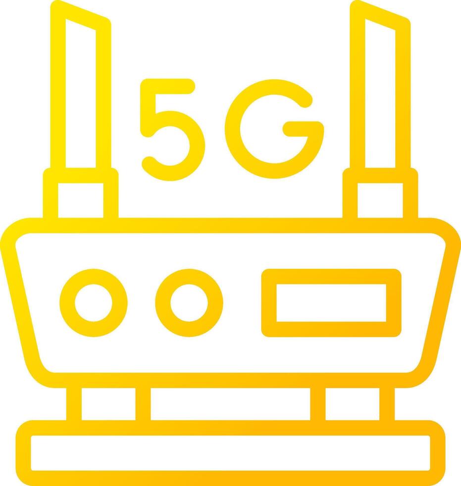 Line Yellow Gradient Design vector
