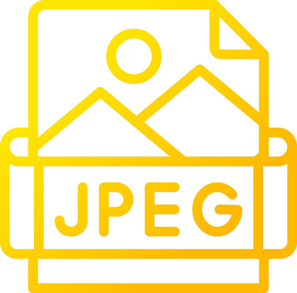Jpeg Creative Icon Design vector