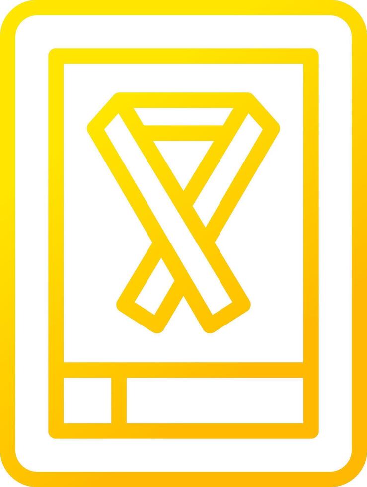 Line Yellow Gradient Design vector