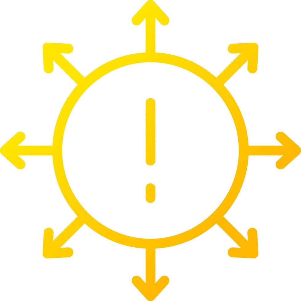 Diversification Creative Icon Design vector