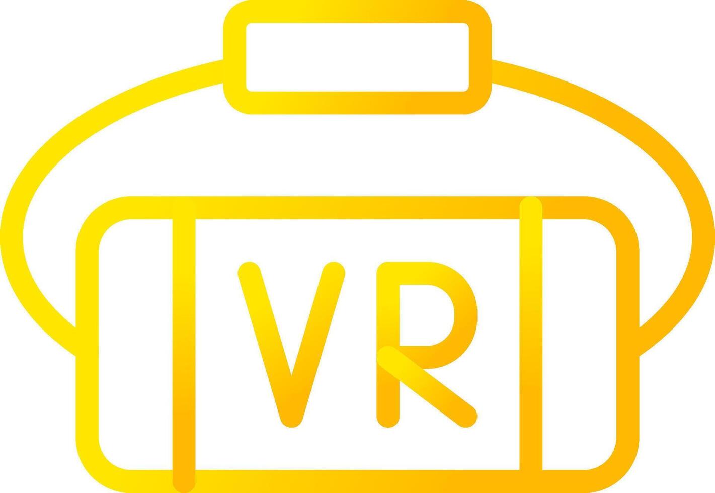 VR Glasses Creative Icon Design vector