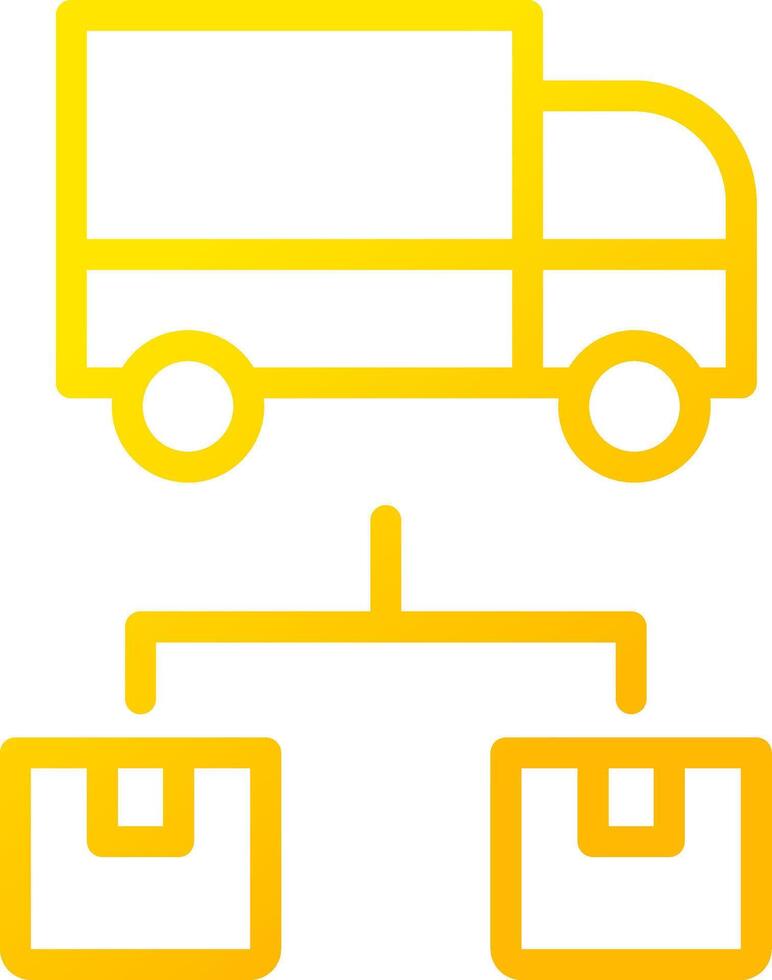 Line Yellow Gradient Design vector