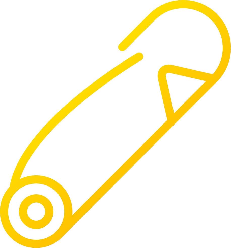 Safety Pin Creative Icon Design vector