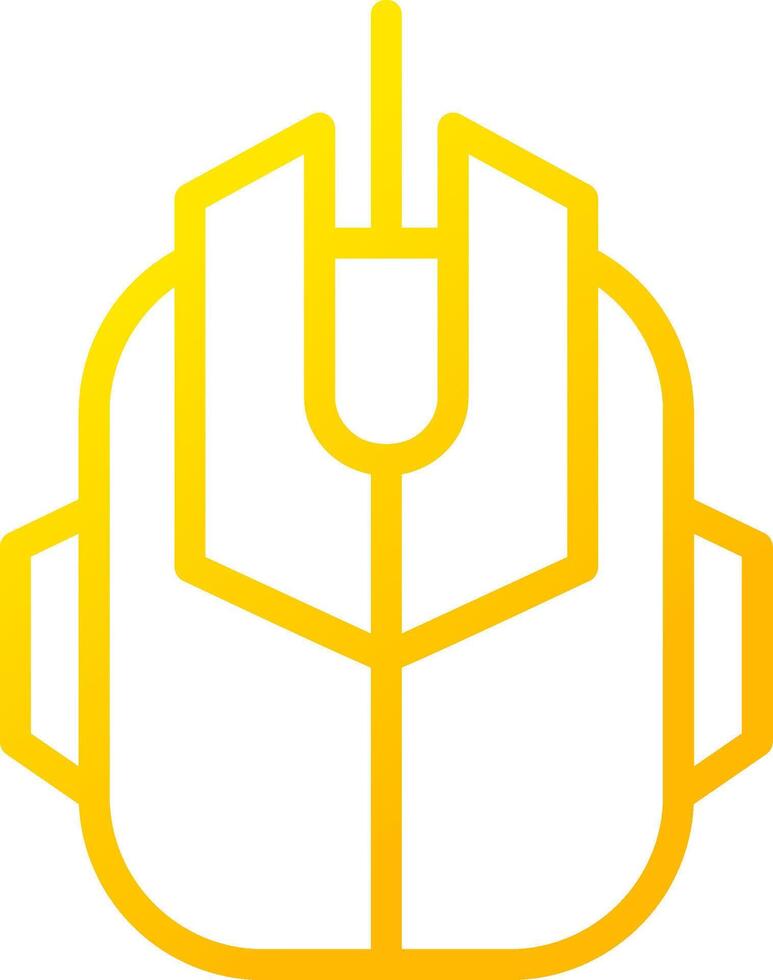 Gaming Mouse Creative Icon Design vector