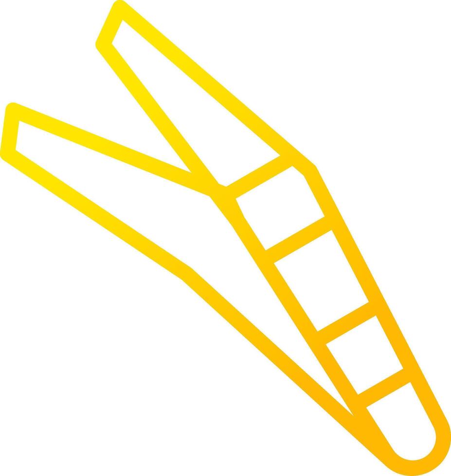 Line Yellow Gradient Design vector