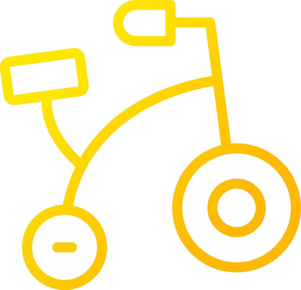 Bike Toy Creative Icon Design vector