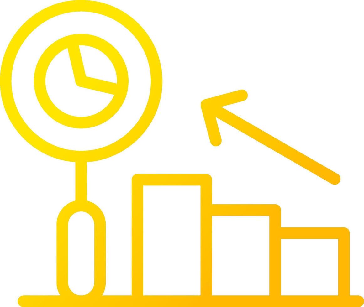 Predictive Analytics Creative Icon Design vector