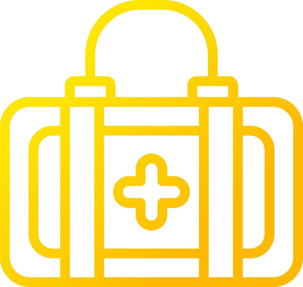 First Aid Kit Creative Icon Design vector