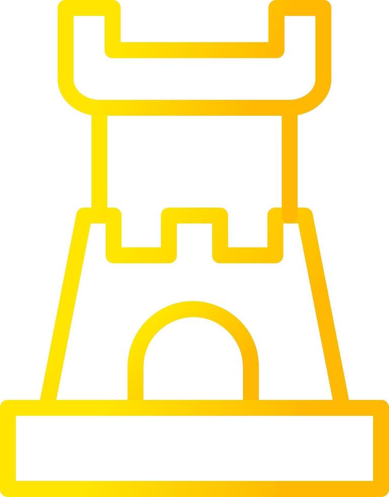 Castle Creative Icon Design vector