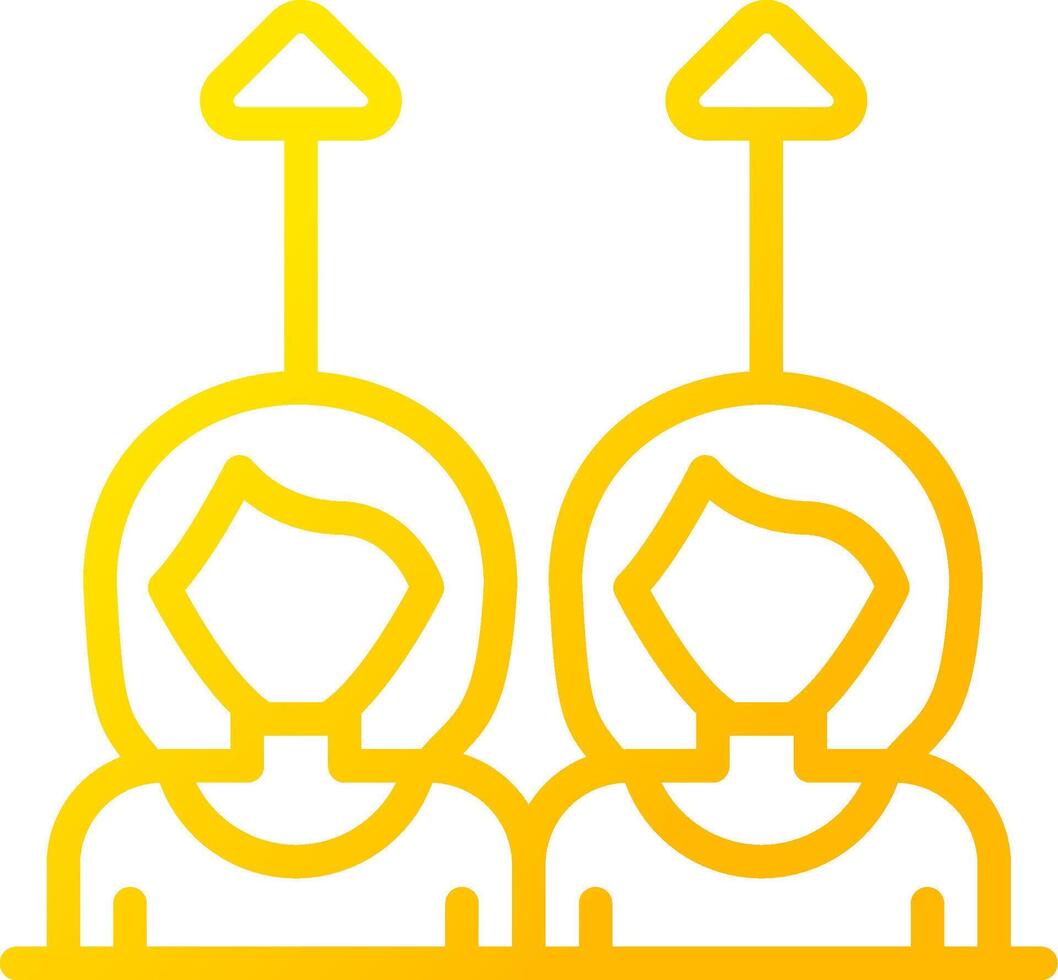 Same Approach Creative Icon Design vector
