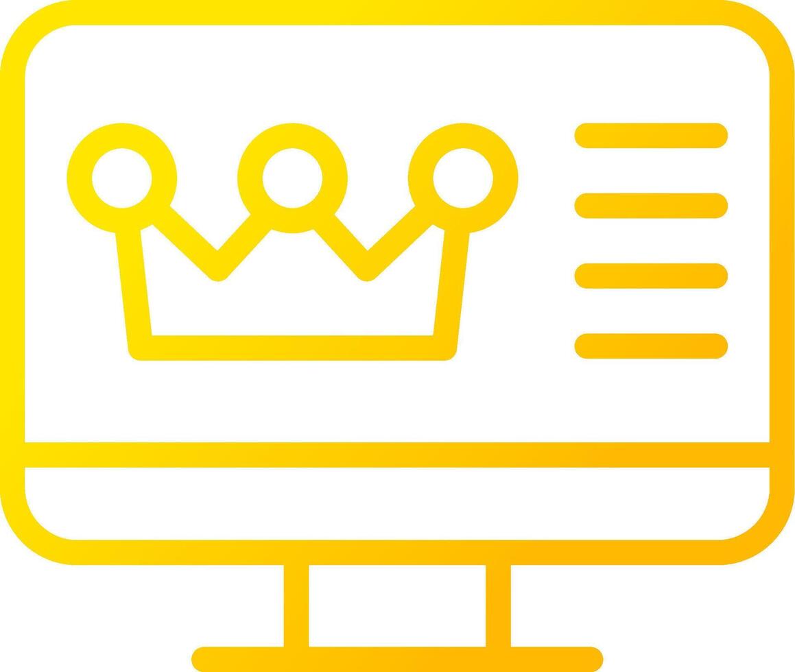 Premium Content Creative Icon Design vector