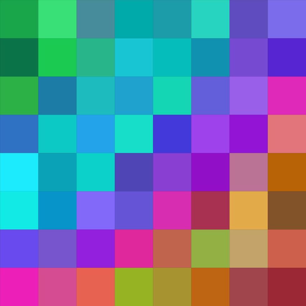 Multicolor square tiles mosaic vector background design