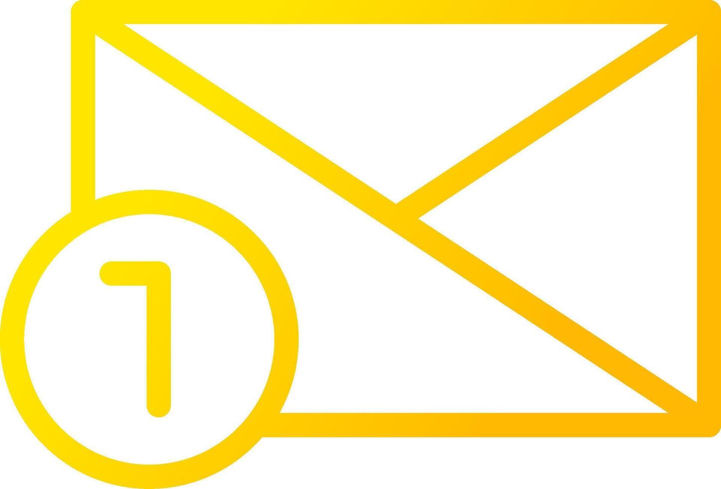 diseño de icono creativo de correo electrónico vector