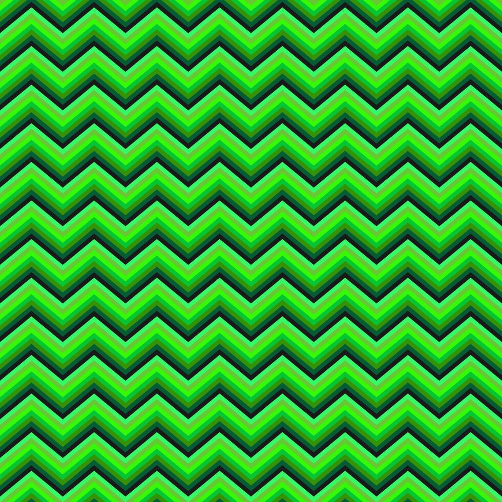 Green horizontal chevron pattern vector background design