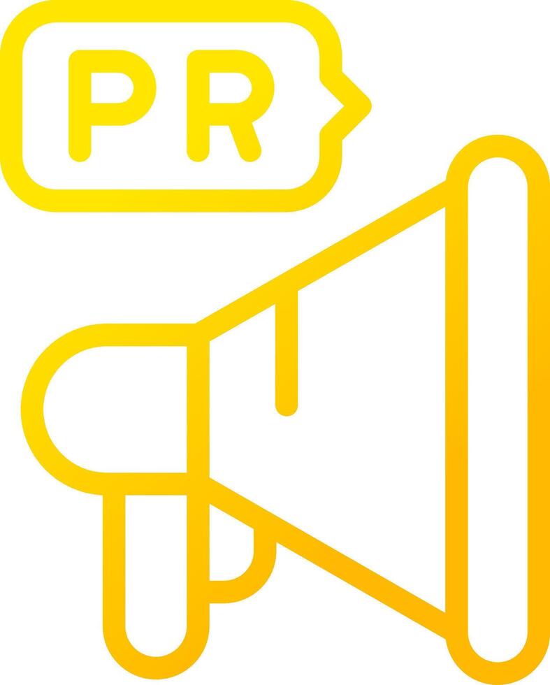 Public Relations Creative Icon Design vector