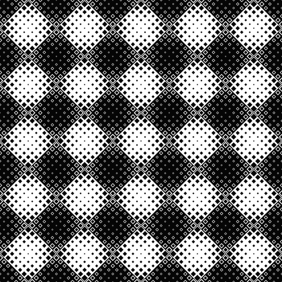 Seamless square pattern background - monochrome geometrical abstract vector graphic design