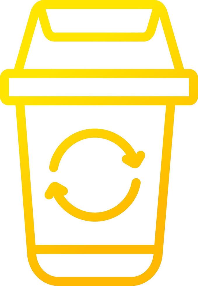 Trash Recycle Creative Icon Design vector