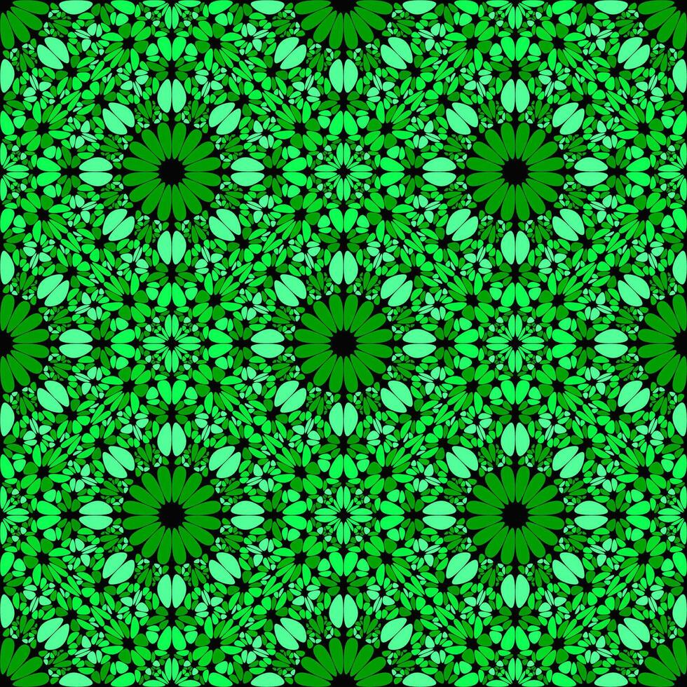 verde bohemio grava mosaico pétalo modelo antecedentes - resumen vector diseño